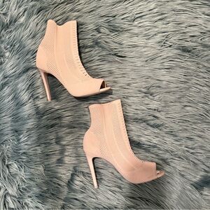 ALDO Stiletto Peep Toe Heels NEW - Size 8.5 | Color: Beige